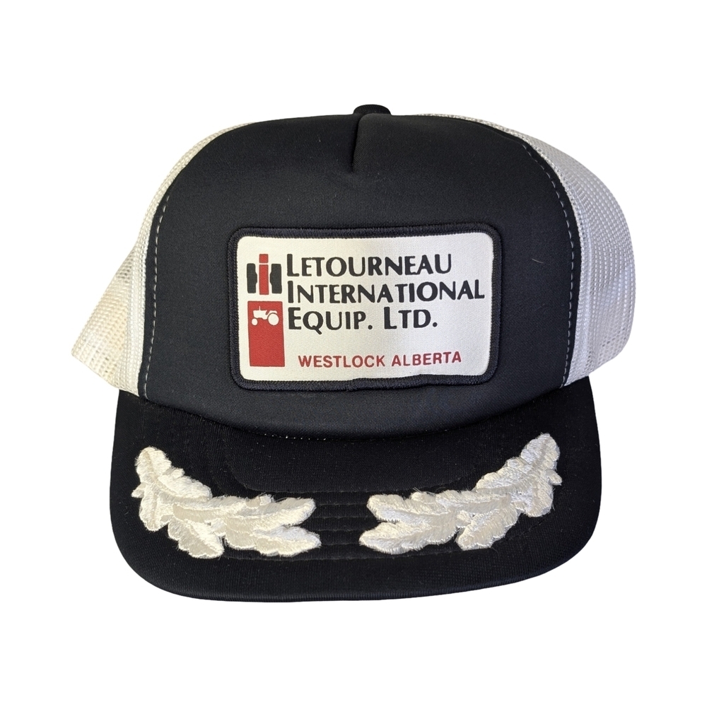 Vintage 80s/90s Foam Front Mesh Back Trucker Hat, Westlock Alberta